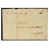 Richmond, VA Straightline Cancel on Folded Letter