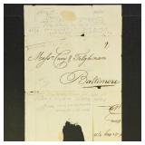 Richmond, VA Straightline Cancel on Cover to Balti