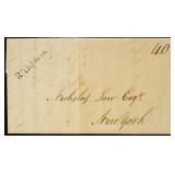 Richmond, VA Straightline Cancel on Cover to New Y