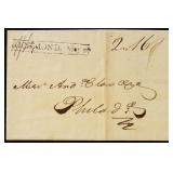 Richmond, VA Straightline Cancel on Cover to Phila