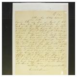 Civil War Soldier's Letter Sent from Williamsburg