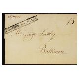 Richmond, VA Straightline Cancel on Folded Letter