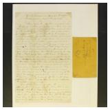 Civil War Soldier's Letter Sent from Camp Edmond n