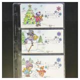 US Stamps 12 Melissa (Mem) Fox Hand Painted First