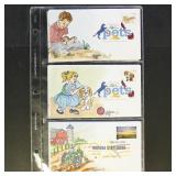 US Stamps 12 Melissa (Mem) Fox Hand Painted First