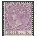 St Christopher Stamp #16 Mint LH CV $105