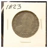 US Coins 1823 Capped Bust Half Dollar