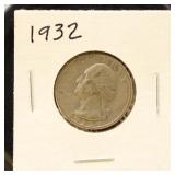 US Coins 1932 & 1932-D Washington Quarters