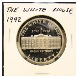 US Coins 1992 White House Modern Silver Commemorat