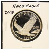 US Coins 2008 Bald Eagle Modern Silver Commemorati
