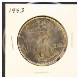 US Coins 1993 Silver Eagle