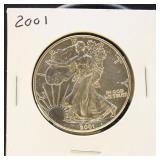 US Coins 2001 Silver Eagle
