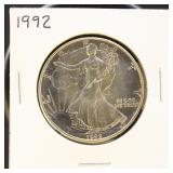 US Coins 1992 Silver Eagle