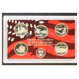 US Coins 2005 Proof Set - Quarters (5 coins) SILVE