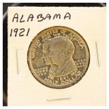 US Coins 1921 Alabama Commemorative Half Dollar
