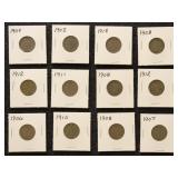 US Coins 20 Liberty 'V' Nickels