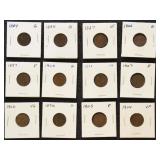 US Coins 18 Indian Head Cents