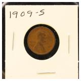 US Coins 1909-S Lincoln Wheat Cent