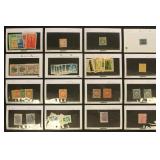 South America Stamps on dealer cards CV $1357