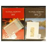 Iceland Stamps 2104 & 2015 Mint NH Year books in o