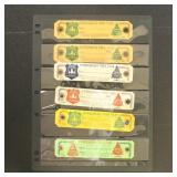 Minnesota Christmas Tree Tags, 6 different