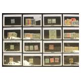 British Empire Stamps on dealer cards CV $431