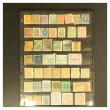 US & Canada Stamps Telegraph stamps, lot on stock
