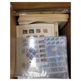US Stamps $450+ FACE VALUE in bankers box, variety