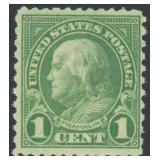 US Stamp #578 Mint NH 1 cent Rotary CV $150