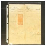 US Stamps Revenue Stamped Paper Scott RN-W2 Entry