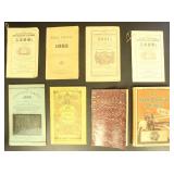 US Documents 10 Almanacs including 7 from the 19th