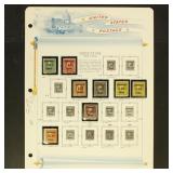 US Stamps #K1//K14 Mint Hinged on page CV $637