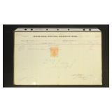 US Stamps Revenue Stamped Paper Scott RN-V6 Entry