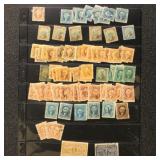 US Revenue Stamps mostly Used 1860s 1st issue Civi