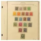 AMG Stamps Mint Collection on Scott pages, Austria