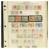 Bahamas Stamps Mint and Used on Variety of Pages,