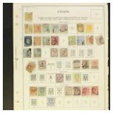 Ceylon Stamps Mint and Used on Variety of Pages, s