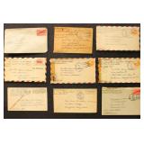 US Stamps WWII Covers, a few dozen in mixed condit