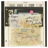 Argentina Stamps Hundreds of Stamps on pages and i