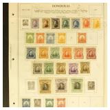Honduras Stamps Mint and Used on Variety of Pages,
