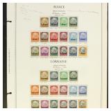 German WWII Occupation Stamps Mint Hinged Collecti