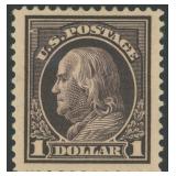 US Stamps #423 Mint HR with corner perf CV $475