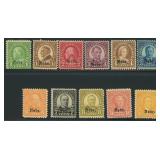 US Stamps #669-679 Mint NH Nebraska 1929 CV $520