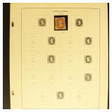 US Postal Stationery on Scott National Pages, incl