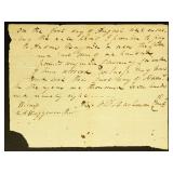 US 1798 Embossed Revenue on document, 50 cent Virg