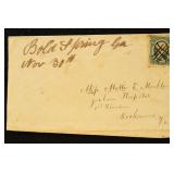 Confederate States of America #12 Used on Cover wi