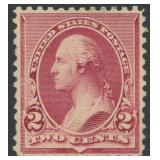 US Stamps #219D Mint HR with thins & creas CV $160