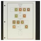 Heligoland Stamps 1860s-1870s Mint Hinged on page,