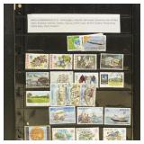 British Commonwealths Stamps on Vario Pages, inclu