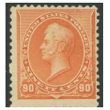 US Stamps #229 Mint HR with blind perf CV $475